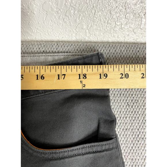 Dockers Utility Jeans Mens 38X34 Graphite Gray Straight Side Zip Pocket Y2K - Picture 9 of 12